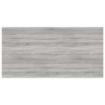 vidaXL Wandschappen 4 st 100x50x1,5 cm bewerkt hout grijs sonoma eiken