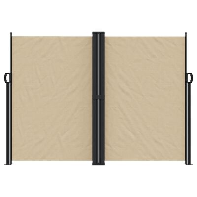 vidaXL Windscherm uittrekbaar 180x1200 cm beige