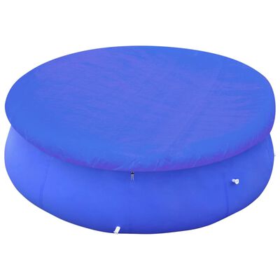 vidaXL Zwembadhoezen 2 st rond 90 g/m² 460 cm PE