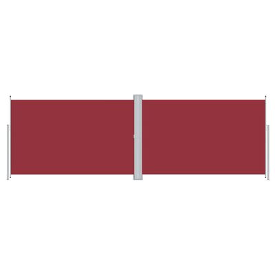 vidaXL Windscherm uittrekbaar 200x600 cm rood