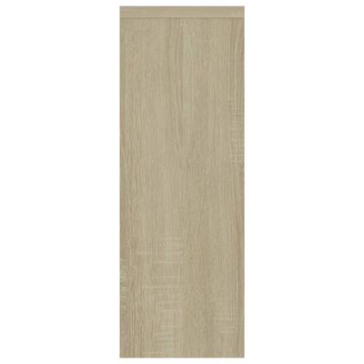 vidaXL Wandschap 45,1x16x45,1 cm bewerkt hout sonoma eikenkleurig