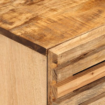 vidaXL Nachtkastjes 2 st 40x34x46 cm massief ruw mangohout