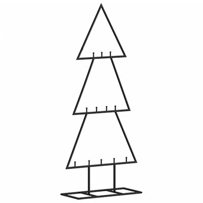 vidaXL Kerstdecoratie kerstboom 60 cm metaal zwart