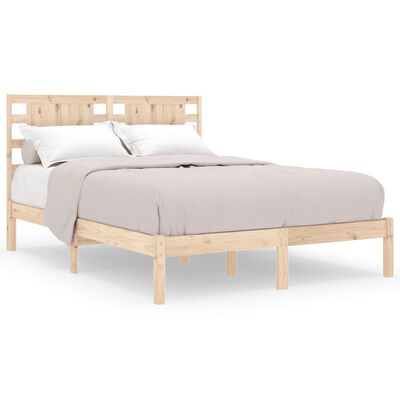 vidaXL Bedframe massief hout 120x190 cm