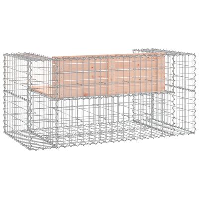 vidaXL Tuinbank schanskorfontwerp 143x71x65,5 cm massief douglashout