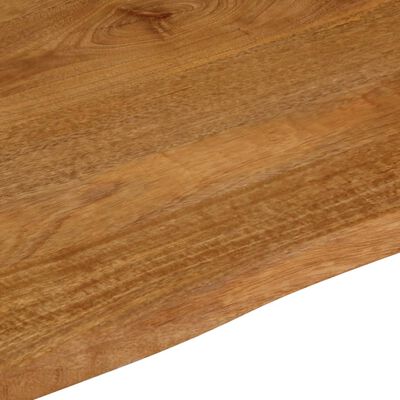 vidaXL Tafelblad met natuurlijke rand 110x80x2,5 cm massief mangohout