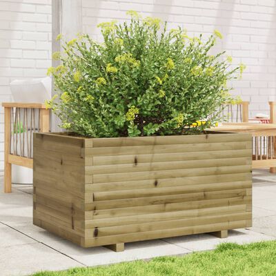 vidaXL Plantenbak 90x60x49,5 cm geïmpregneerd grenenhout