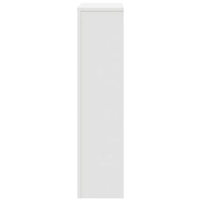 vidaXL Radiatorombouw 78x20x82 cm bewerkt hout wit