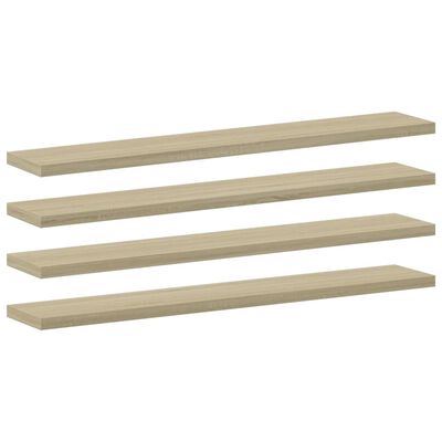 vidaXL Wandschappen 8 st 60x10x1,5 cm spaanplaat sonoma eikenkleurig