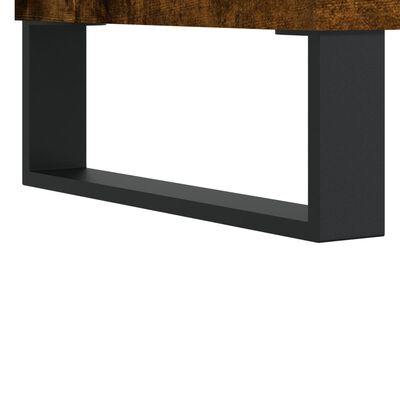 vidaXL Tv-meubel 160x35x55 cm bewerkt hout gerookt eikenkleurig