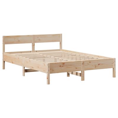 vidaXL Bedframe zonder matras massief grenenhout 150x200 cm