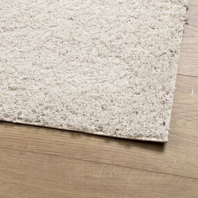 vidaXL Vloerkleed PAMPLONA shaggy hoogpolig modern 160x230 cm crème