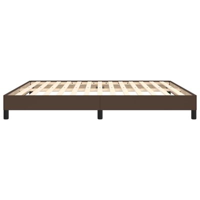 vidaXL Bedframe kunstleer bruin 180x200 cm