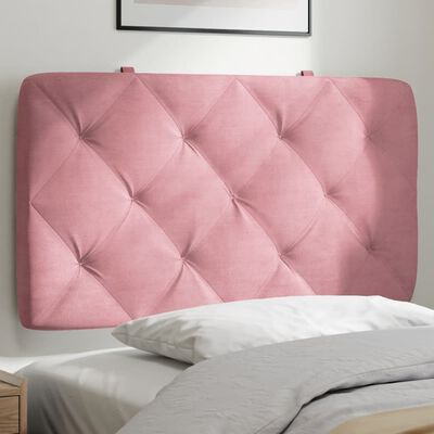 vidaXL Hoofdbordkussen 80 cm fluweel roze