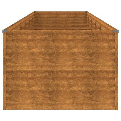 vidaXL Plantenbak verhoogd 578x100x69 cm cortenstaal