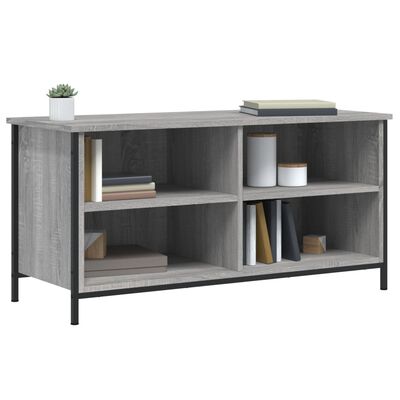 vidaXL Tv-meubel 100x40x50 cm bewerkt hout grijs sonoma eikenkleurig