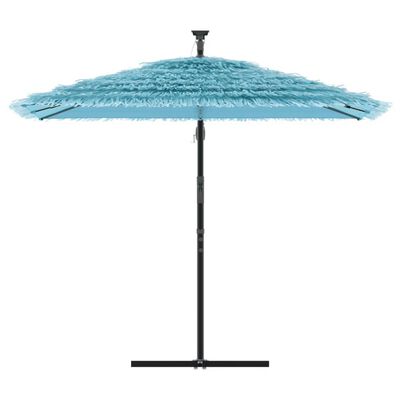 vidaXL Parasol met stalen paal 246x246x230 cm blauw