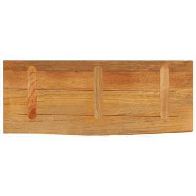 vidaXL Tafelblad met natuurlijke rand 90x20x2,5 cm massief mangohout