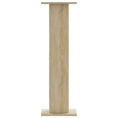 vidaXL Plantenstandaards 2 st 30x30x95 cm bewerkt hout sonoma eiken