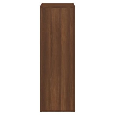 vidaXL Tv-meubel 30,5x30x90 cm bewerkt hout bruin eikenkleur