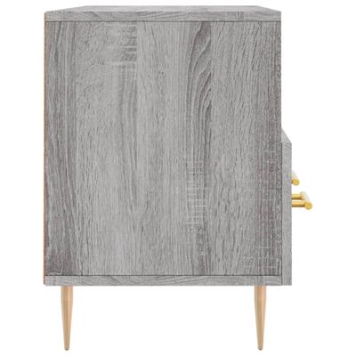 vidaXL Tv-meubel 102x36x50 cm bewerkt hout grijs sonoma eikenkleurig