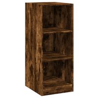 vidaXL Kledingkast 48x41x102 cm bewerkt hout gerookt eikenkleurig