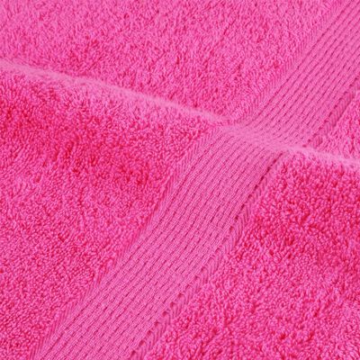 vidaXL Gastendoekjes SOLUND 2 st 600 g/m² 30x30 cm roze