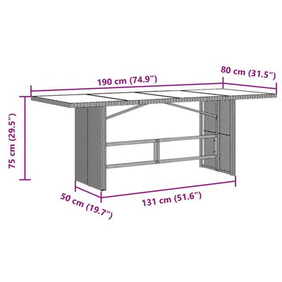 vidaXL 9-delige Bistroset met kussens poly rattan zwart