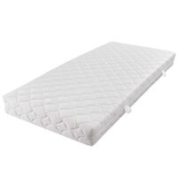 vidaXL Matras met een wasbare hoes 200x160x17 cm