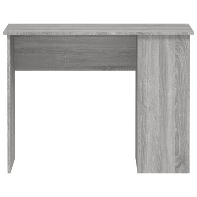 vidaXL Bureau 100x55x75 cm bewerkt hout grijs sonoma eikenkleurig