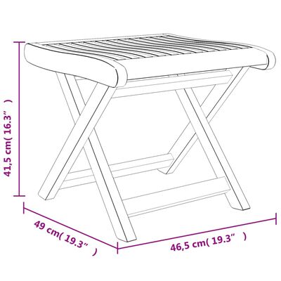 vidaXL 5-delige Loungeset massief teakhout