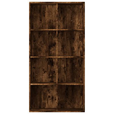 vidaXL Boekenkast 66x30x130 cm bewerkt hout gerookt eikenkleurig