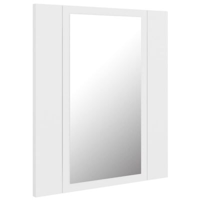 draai Puno Draai vast vidaXL Badkamerkast met spiegel en LED 40x12x45 cm acryl wit kopen? |  vidaXL.nl