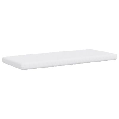 vidaXL Schuimmatras 7 zones hardheid 20 ILD 90x190 cm wit