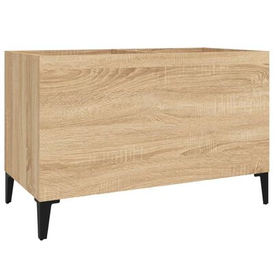 vidaXL Platenkast 74,5x38x48 cm bewerkt hout sonoma eikenkleurig