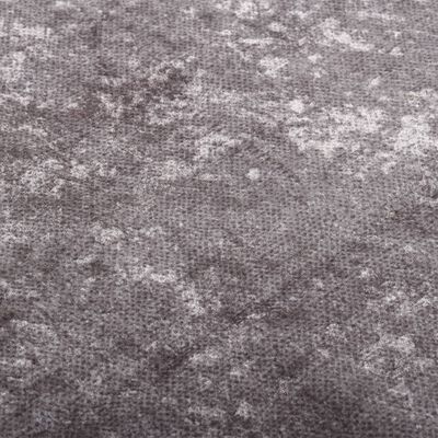 vidaXL Vloerkleed wasbaar anti-slip 150x230 cm grijs