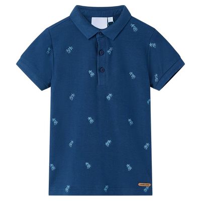 Kinderpoloshirt 92 donkerblauw