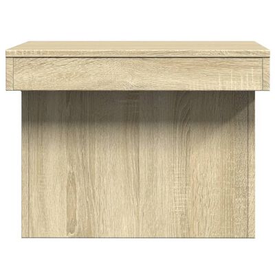 vidaXL Salontafel 100x55x40 cm bewerkt hout sonoma eikenkleurig