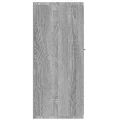 vidaXL Dressoir 88x30x70 cm bewerkt hout grijs sonoma eikenkleurig