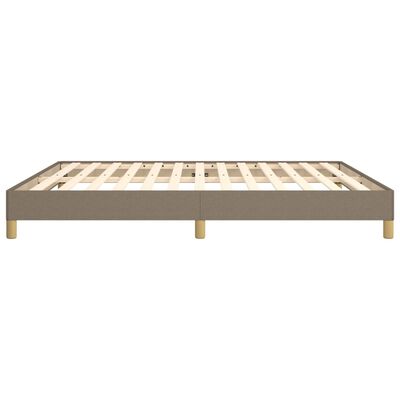 vidaXL Bedframe stof taupe 180x200 cm