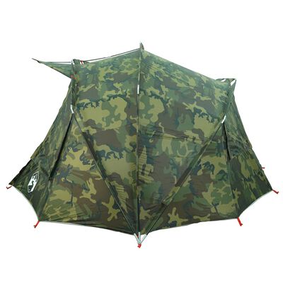 vidaXL Vistent 5-persoons waterdicht camouflage