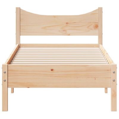 vidaXL Bedframe zonder matras massief grenenhout 100x200 cm