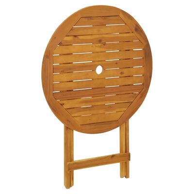 vidaXL 3-delige Bistroset poly rattan en massief hout zwart