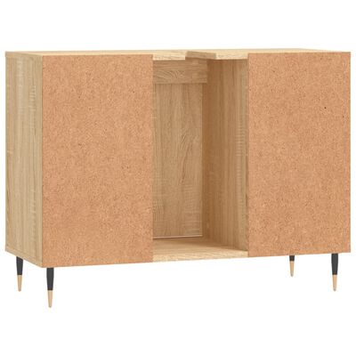 vidaXL Badkamerkast 80x33x60 cm bewerkt hout sonoma eikenkleurig