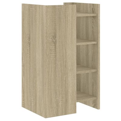 vidaXL Dressoir 45x35x75 cm bewerkt hout sonoma eikenkleurig