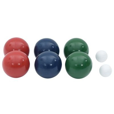 vidaXL 8-delige Jeu de boules ballenset en draagtas massief grenenhout