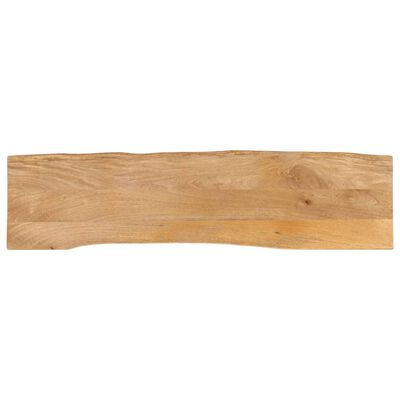 vidaXL Tafelblad met natuurlijke rand 180x40x3,8 cm massief mangohout