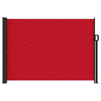 vidaXL Windscherm uittrekbaar 140x600 cm rood