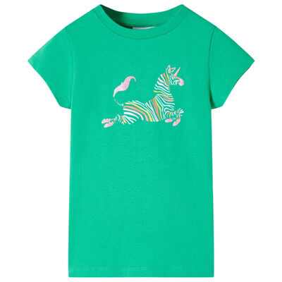 Kindershirt 140 groen