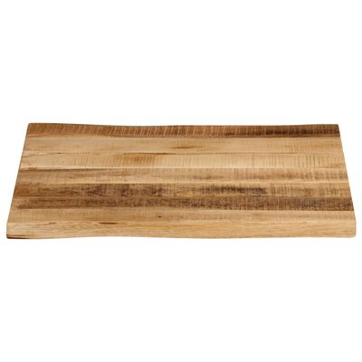 vidaXL Tafelblad met natuurlijke rand 40x40x2,5 cm massief mangohout